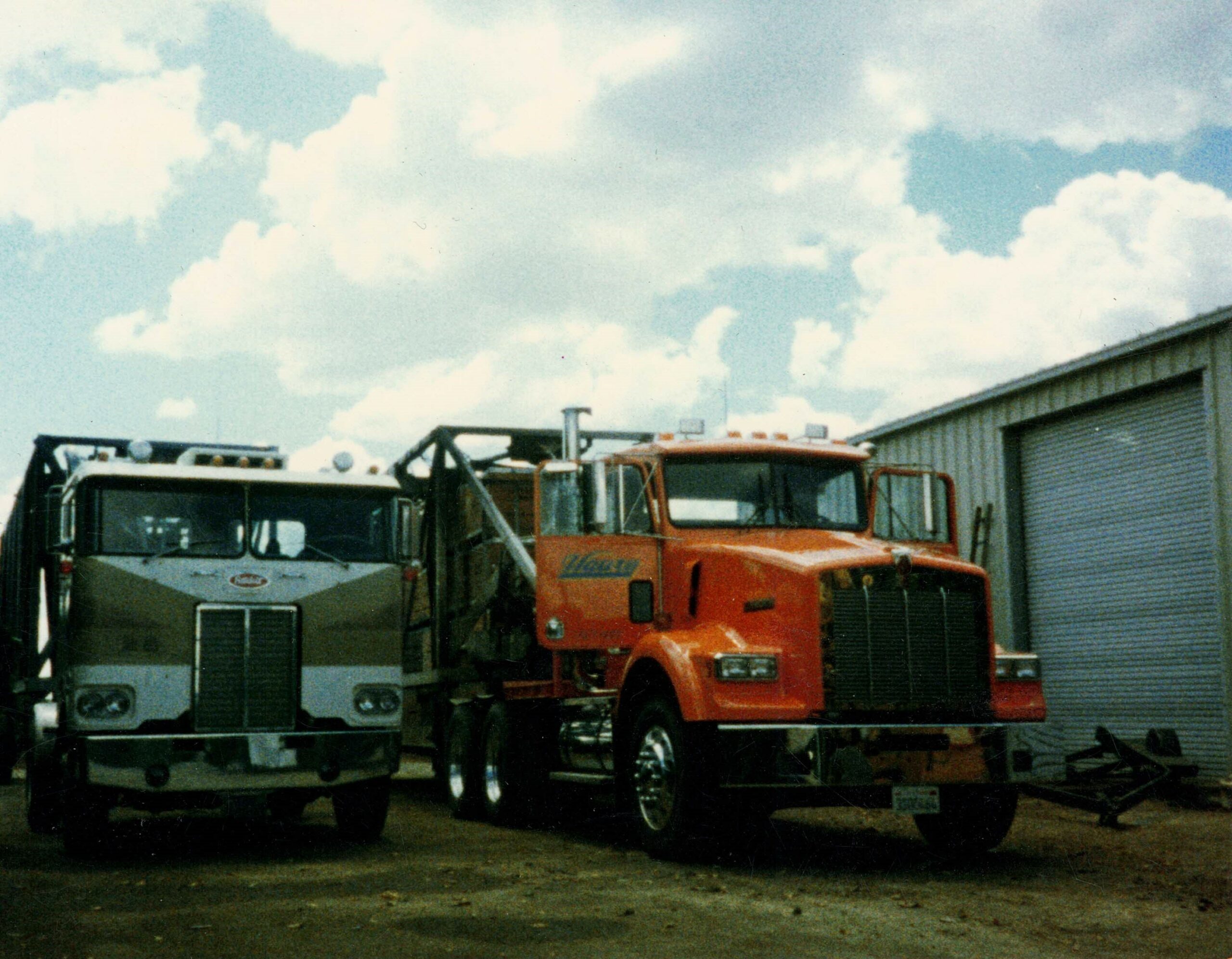 two old trucks Nov 1989